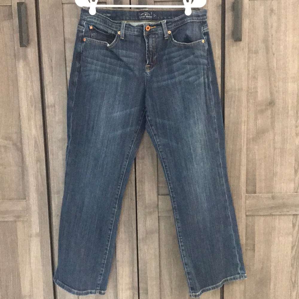 Lucky Brand Women’s 12 Easy Rider Blue Jeans